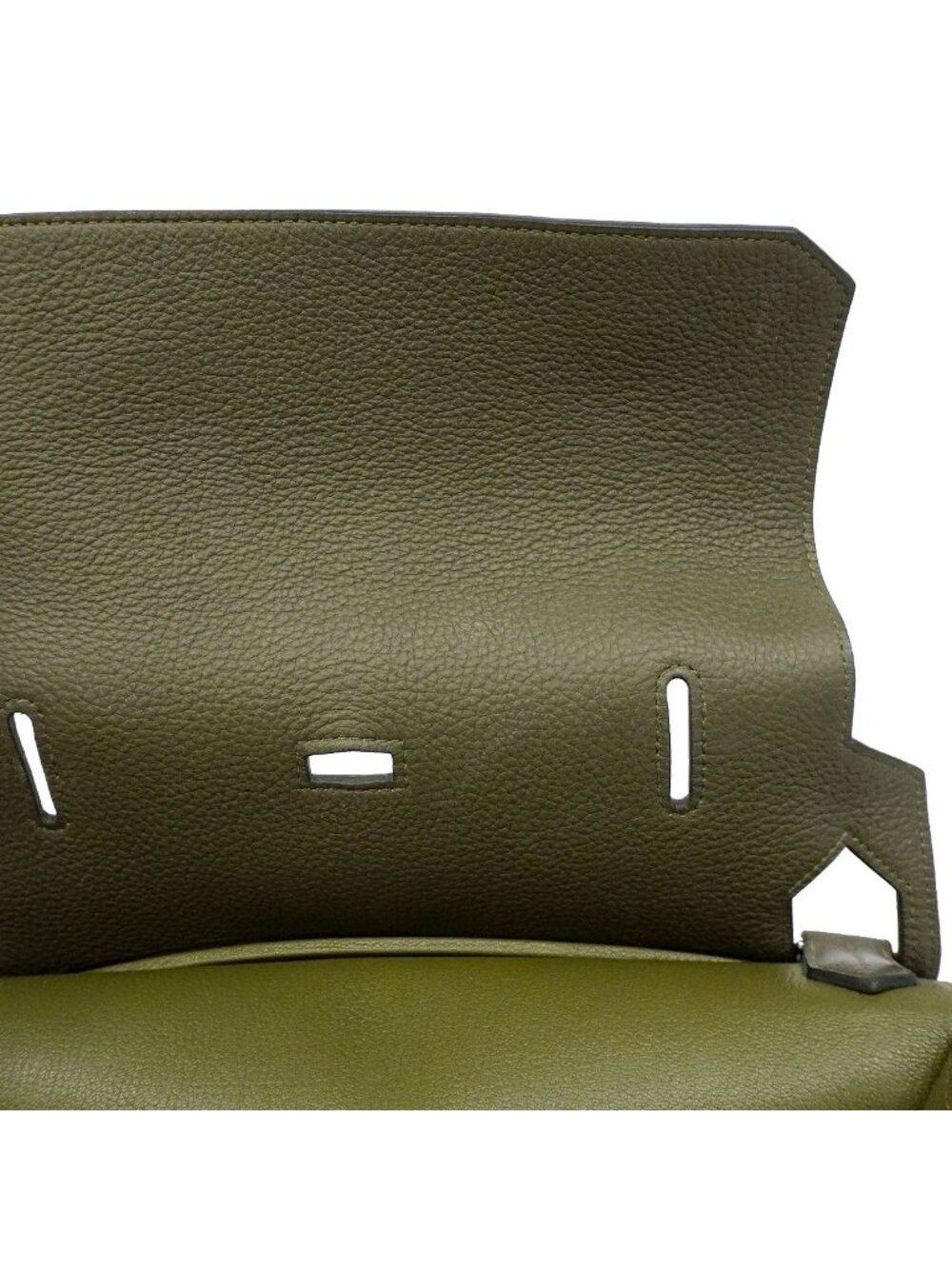 Hermes Shoulder Bag Jypsiere 34 Taurillon Clemence Canopi Silver - Picture 10 of 15